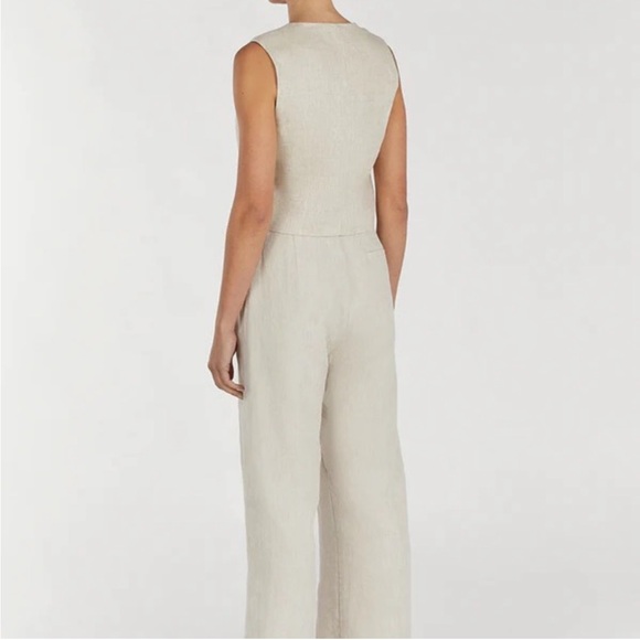 DISSH NORAH NATURAL LINEN PANT - Picture 3 of 5